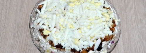 селедка под шубой с грибами. Шаг 5