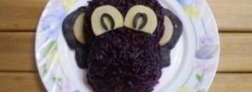 селедка под шубой в виде обезьянки. Шаг 8