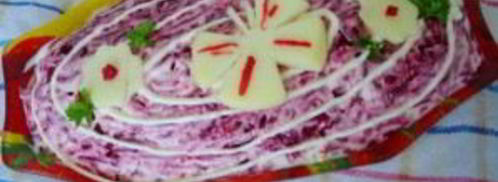 селедка под свекольной шубой. Шаг 7