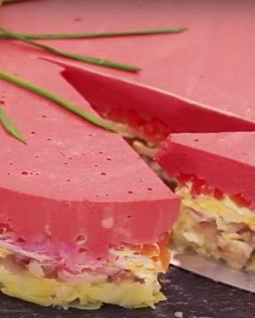 Вкусная сельдь под шубой