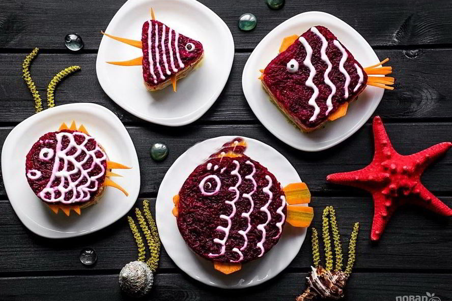 Рецепт вкусной селедки под шубой