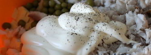 салат рыбный день. Шаг 4