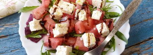 салат с арбузом и овечьим сыром. Шаг 5