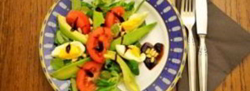 салат с авокадо и помидорами. Шаг 6