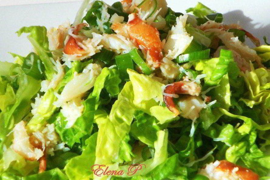 Рецепт салата с крабами