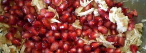 салат с курицей и гранатом. Шаг 4