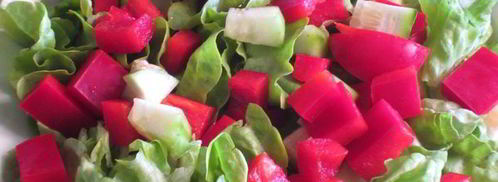 салат с семгой и сладким перцем. Шаг 5