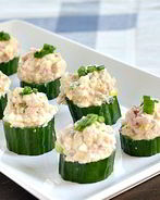 Салат с ветчиной и огурцами