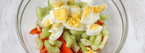 салат цезарь по дюкану. Шаг 7