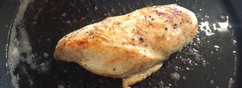 салат цезарь с беконом. Шаг 2