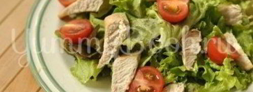 салат цезарь с курицей. Шаг 8