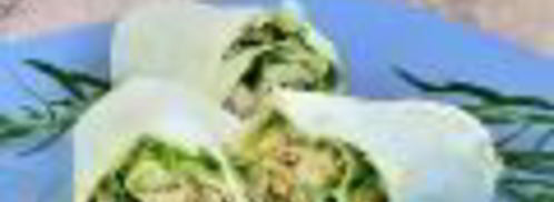 салат цезарь в лаваше. Шаг 4