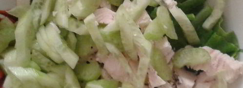 цезарь с чипсами из лаваша. Шаг 6