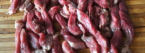 теплый салат с говядиной. Шаг 3