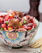 Винегрет с грибами