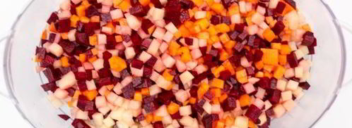 винегрет с грибами. Шаг 5