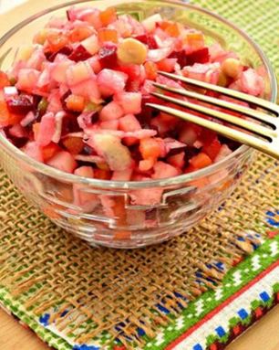 Винегрет с квашеной капустой