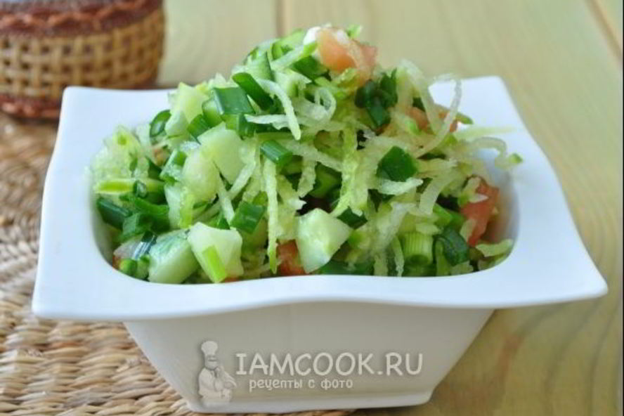 Рецепт зеленого салата