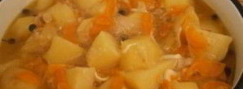 картофельный соус с курицей. Шаг 7