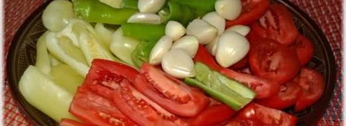 соус из помидоров и зеленых перцев. Шаг 6