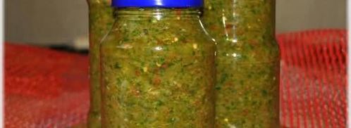 соус из помидоров и зеленых перцев. Шаг 24