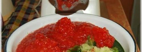 соус из помидоров и зеленых перцев. Шаг 10