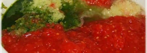 соус из помидоров и зеленых перцев. Шаг 12