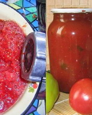 Соус из помидоров с болгарским перцем