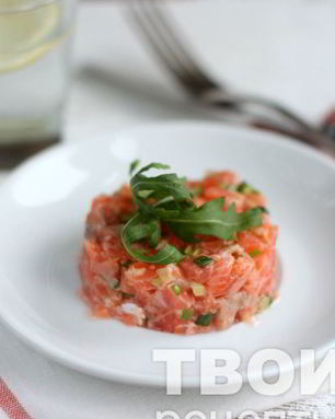 Тартар из лосося