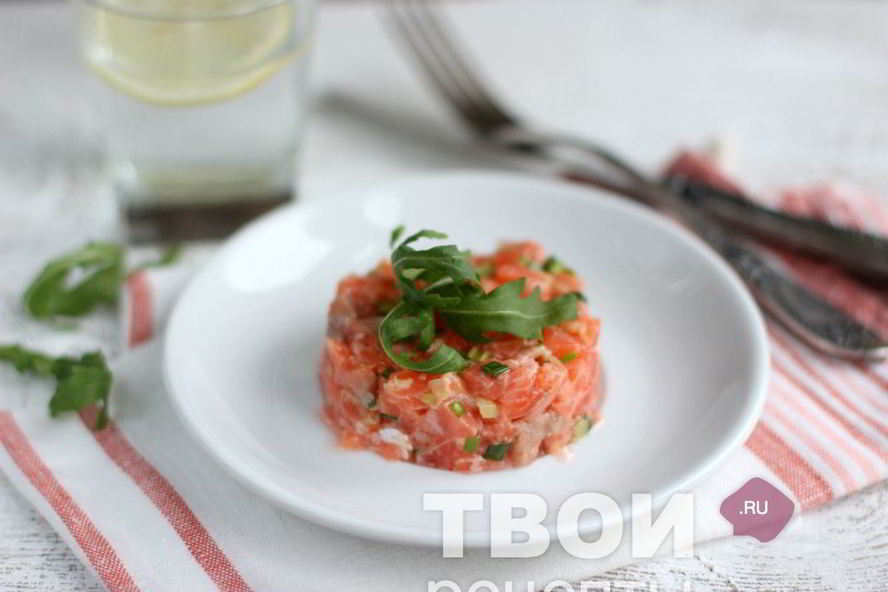Рецепт тартара из лосося
