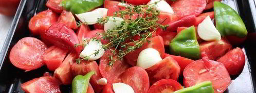 томатный соус из запеченных овощей. Шаг 2