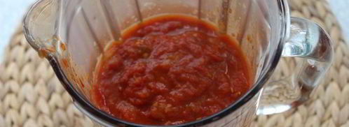 томатный соус из запеченных овощей. Шаг 5