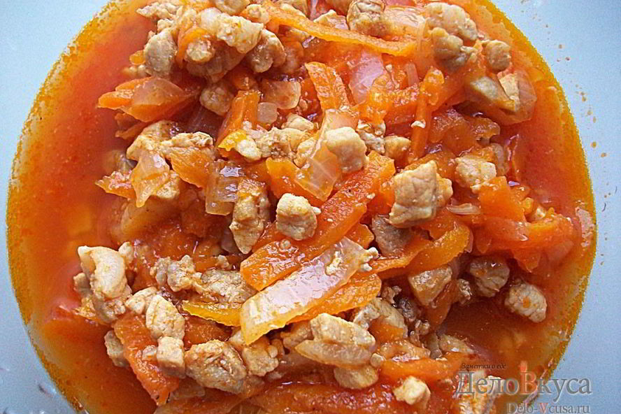 Рецепт томатного соуса с мясом