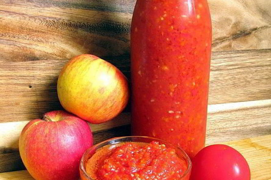 Рецепт томатного соуса яблоко с перчинкой