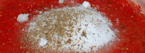 зверобой — соус из свежих томатов с овощами. Шаг 2