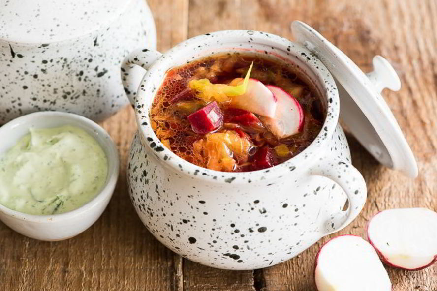 Рецепт борща из молодой капусты