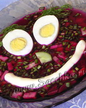 Борщ холодный