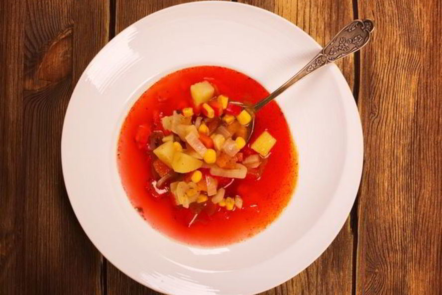 Рецепт борща кукурузка