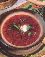 Борщ постный с квашеной свеклой