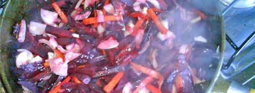 борщ с бычками и фасолью. Шаг 26