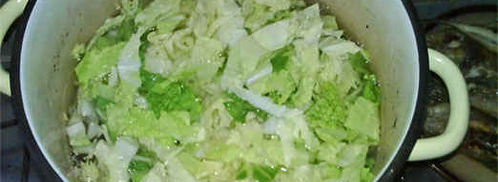 борщ с бычками и фасолью. Шаг 32