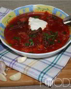 Борщ с грибами