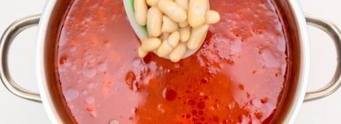 борщ с консервированной фасолью. Шаг 8