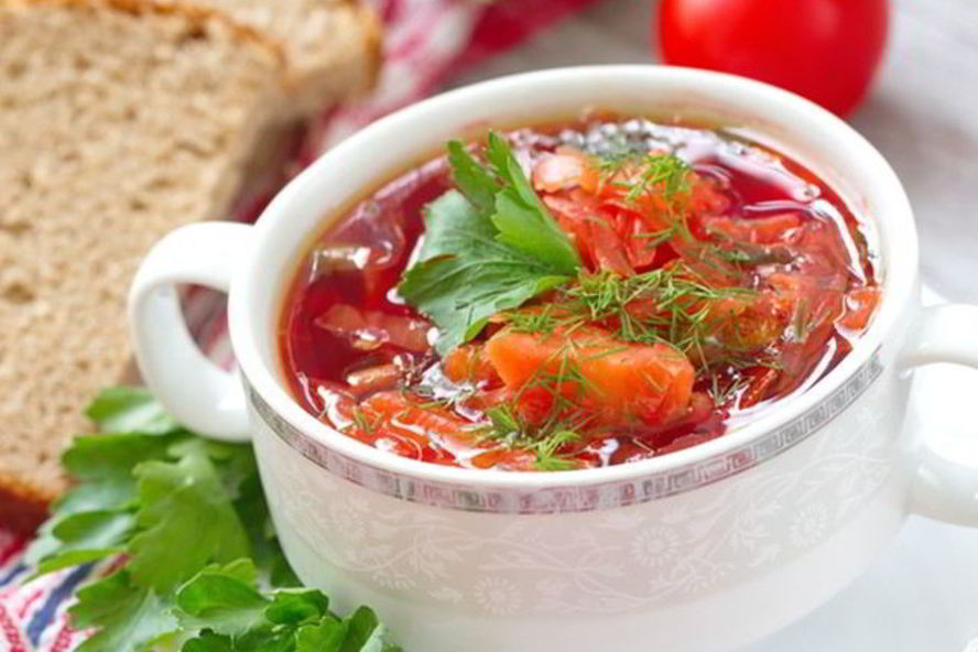 Рецепт борща с курицей в мультиварке