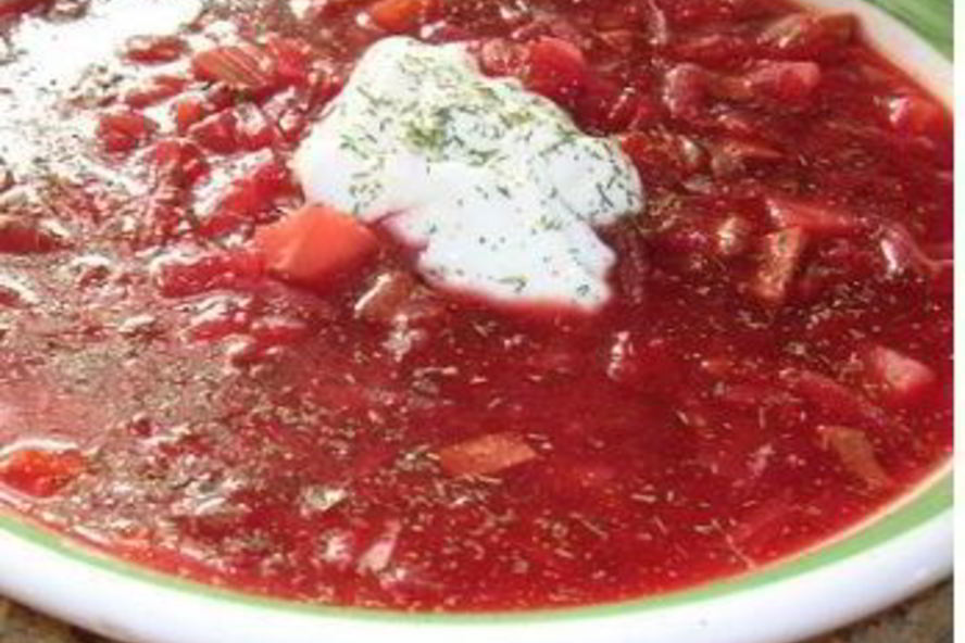 Рецепт борща с лимоном