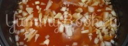 борщ с паровой свеклой и яйцом из мультиварки. Шаг 3