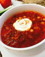 Борщ с репой и нутом