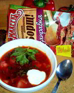 Борщ с заправкой