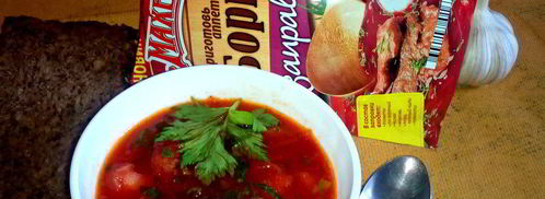 борщ с заправкой. Шаг 8