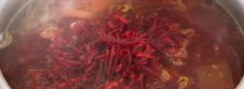 борщ со свеклой и капустой. Шаг 7